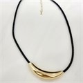 Колье на шнурке "Biage", золотистистое, арт.001.027 001.027