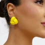 Серьги яркие треугольные "Жасмин", арт.018.592 018.592
