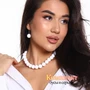 Комплект бусы и серьги "Карамель", арт. 018.518 018.518
