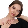 Чокер из бисера с жемчугом, цвет: розовый, арт. 748.342 748.342