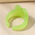 Кольцо "Лягушка" пластиковое безразмерное 16-18 р-р, арт.204.129 204.129