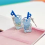 Яркие детские серьги Мармеладный Мишка (подростковые), арт. 706.983 706.983