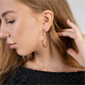 Серьги-кольца, покрытие: посеребрение, арт.032.365 032.365
