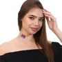 Подвеска на леске, подвеска бабочка, цвет подвески разноцветный, арт.017.024 017.024