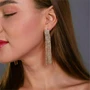 Серьги "Вечерние" цвет золотой, камень перламутровый, арт. 706.566 706.566
