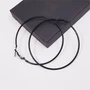 Серьги конго, цвет черный, 301150, арт. 706.002 706.002