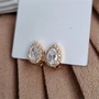 Клипсы с сияющими камнями, покрытие под золото, арт.606.836 606.836-019817золотистый3