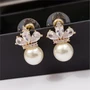 Серьги Дольче с жемчугом, цвет золото, 1050, арт.506.677 506.677
