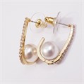Серьги Дольче с жемчугом, цвет золото, 1050, арт.506.662 506.662