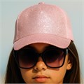 Бейсболка блестящая с сеткой летняя розовая, арт.007.269 007.269