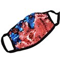 Маска с пайетками, тканевая, многоразовая двойная защита, с подкладкой, для детей и взрослых, арт. 406.171 406.171
