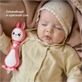 Игрушка BertToys Зайчик няня Грызушка Розовый FD127/Розовый