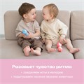 Игрушка BertToys Зайчик няня Грызушка Розовый FD127/Розовый