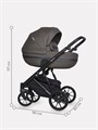 Коляска 3 в 1 Riko Basic Delta Ecco 12 Mokka 5907729452477