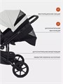 Коляска 2 в 1 Mowbaby Opus Light grey 5907729454341