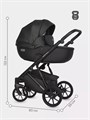 Коляска 3 в 1 Riko Basic Montana Ecco 12 black 5907729452026