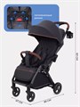 Коляска прогулочная Mowbaby Atom Graphite 4670078638922