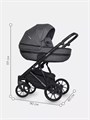 Коляска 2 в 1 Riko Basic Delta 05 carbon 5907729452354