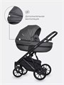 Коляска 2 в 1 Riko Basic Delta 05 carbon 5907729452354