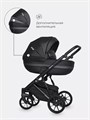 Коляска 2 в 1 Riko Basic Delta Ecco 15 black 5907729452408