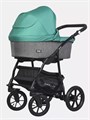 Коляска 2 в 1 Riko Basic Bella 03 серый-малахит 5901812688651