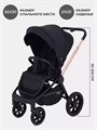 Коляска 2 в 1 Mowbaby Zoom Gold 2025 black 4670078613011