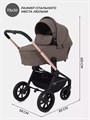 Коляска 2 в 1 Mowbaby Zoom Gold 2025 cacao brown 4670078647603