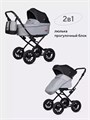 Коляска 2 в 1 Riko Basic Bella Lux Classic 2025 02 серый 5907729455348
