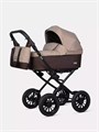Коляска 2 в 1 Riko Basic Bella Classic 2025 07 коричневый-бежевый 5907729455324