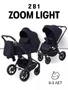 Коляска 2 в 1 Mowbaby Zoom Light Black 4670078665836