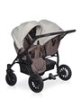 Коляска для двойни 2 в 1 Riko Basic Saxo 03 бежевый-коричневый 5907729455072