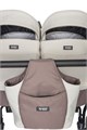 Коляска для двойни 2 в 1 Riko Basic Saxo 03 бежевый-коричневый 5907729455072