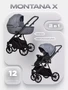 Коляска 2 в 1 Riko Basic Montana X 52 Grey 5907729455638