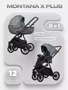 Коляска 2 в 1 Riko Basic Montana X Plus 45 Grey 5907729455812
