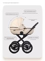 Коляска 2 в 1 Riko Basic Montana X Ecco Prestige 15 Ivory beige 5907729455379