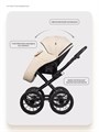 Коляска 2 в 1 Riko Basic Montana X Ecco Prestige 15 Ivory beige 5907729455379