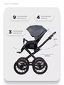 Коляска 2 в 1 Riko Basic Montana X Ecco Prestige 24 Graphite 5907729455393