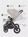 Коляска 2 в 1 Mowbaby Zoom PU Milky 4670078668639