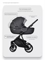 Коляска 2 в 1 Riko Basic Montana X Ecco 24 Graphite 5907729455522