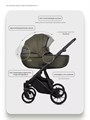 Коляска 2 в 1 Riko Basic Montana X 54 Olive 5907729455652