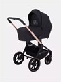 Коляска 3 в 1 Mowbaby Zoom PU gold black 4670078612991