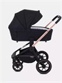 Коляска 3 в 1 Mowbaby Zoom PU gold black 4670078612991
