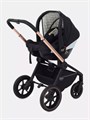 Коляска 3 в 1 Mowbaby Zoom PU gold black 4670078612991
