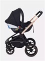 Коляска 3 в 1 Mowbaby Zoom PU gold black 4670078612991