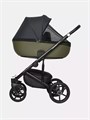 Коляска 3 в 1 Riko Basic Ozon 02 черно-зеленый 5901583376764