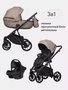 Коляска 3 в 1 Riko Basic Montana Ecco 22 Beige 5907729454273