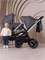 Коляска 3 в 1 Mowbaby Zoom PU silver grey 4670078613080