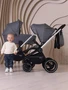 Коляска 3 в 1 Mowbaby Zoom PU silver grey 4670078613080
