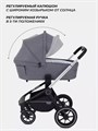 Коляска 3 в 1 Mowbaby Zoom PU silver grey 4670078613080
