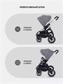 Коляска 3 в 1 Mowbaby Zoom PU silver grey 4670078613080